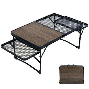 �y2IN1�zTIMBER RIDGE �L�����v �e�[�u�� �A�E�g�h�A �T�C�h�e�[�u���t�� ���b�V���{�t���b�g�V�� �y�� �܂肽���� �R���p�N�g ���[�n�C�g �ϔM�݌v �����Ό��p �ω׏d50kg �o�R �o�[�x�L���[ �\