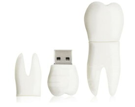 【日本オフィス出荷】 オモシロUSBメモリ 白い歯モデル 小型 かわいい 2.0フラッシュドライブ スティック歯医者 容量32G