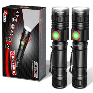 DARKBEAM LED�����d�� �[�d�� USB 2000 �����[���� ���^�Ŗ��邢�|�P�b�g�����d�� �Y�[���\ �h�� �n���h�w���h�t���b�V�����C�g �L�����v �A�E�g�h�A �ً}�p �o�b�e���[�t�� �N���b�v�t�� 2�p