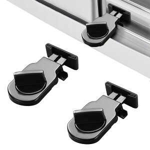 窓 ロック 2個セット 窓 ストッパー 上下枠用 防犯 窓補助錠 窓ろっく子供安全 事故防止 転落防護 盗難防止 窓用 防犯ロック サッシロック ドアロック 引き戸 安全ロック ウインドロック サ