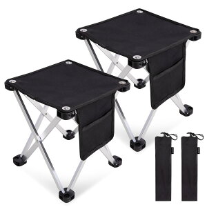 KingCamp �܂肽���݈֎q ���y�� 6063�A���~���� �ω׏d150kg �A�E�g�h�A �`�F�A �R���p�N�g �����Ԃł����K �T�C�h�|�P�b�g�t�� ���[�o���h�t���Ǝ��[�ܕt�� �L�����v �C�X �n�C�L���O �o�R ��