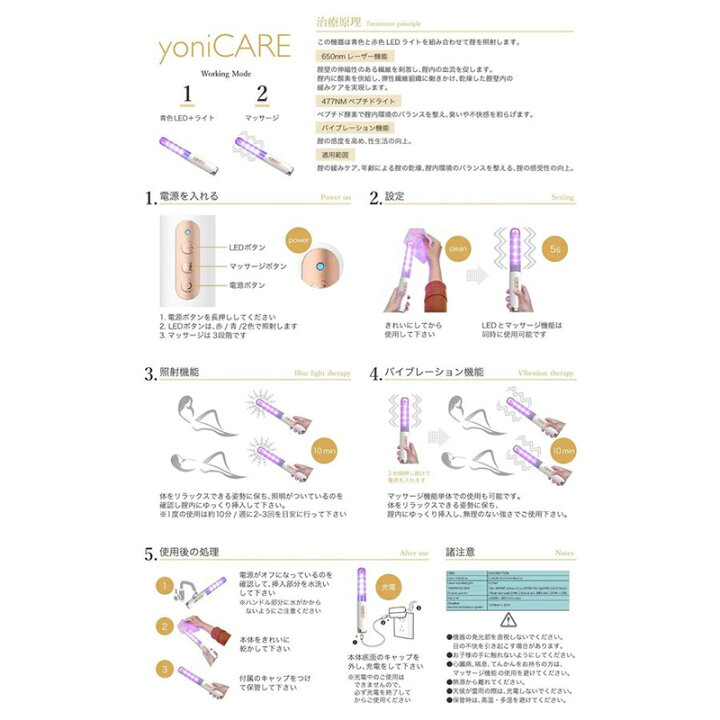 楽天市場】yoniCARE ヨニケア 家庭用膣レーザー膣ケア器 マッサージ 