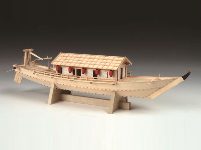 【送料無料】 ウッディジョー 木製船模型 1/24 屋形船