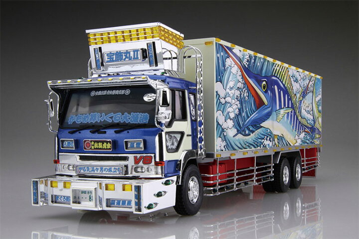 楽天市場】アオシマ プラモデル 1/32 バリューデコトラ Vol.50 二代目 