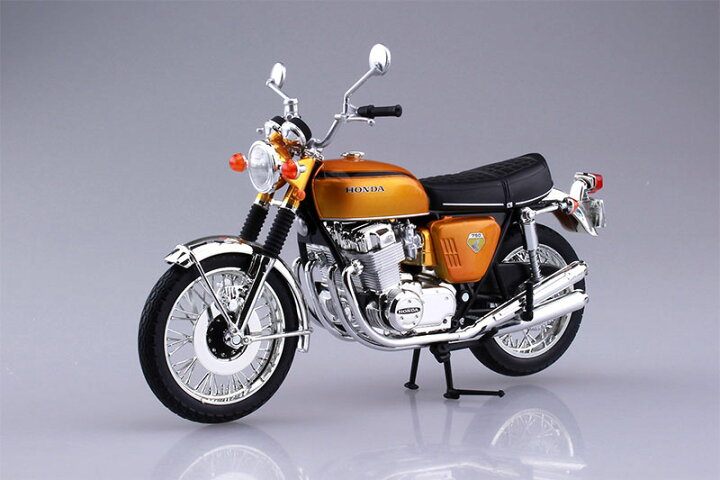 楽天市場】アオシマ プラモデル 1/12 完成品バイク ホンダ CB750FOUR 