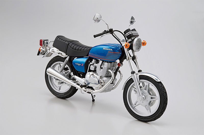 アオシマ プラモデル 12 ザ・バイク No.15 ホンダ CB400T HAWK-II '77