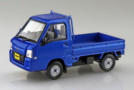 アオシマ プラモデル 1/32 楽プラ スナップキット No.5-WB スバル サンバー トラック WRブルーリミテッド