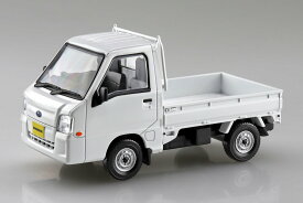 アオシマ プラモデル 1/32 楽プラ スナップキット No.5-FW スバル サンバー トラック フロストホワイト