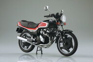 SKYNET 1/12 完成品バイク Honda CBX400F ブラック/キャンディアラモアナレッド