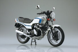 SKYNET 1/12 完成品バイク Honda CBX400F パールシェルホワイト CBX550F Ver.
