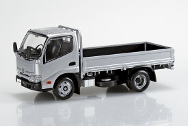 アオシマ プラモデル 1/32 楽プラ スナップキット No.23-SR 日野 デュトロ 平ボデー シルバー