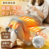 【✨在庫一掃✨3970円】電気ホットマット 掛け敷き兼用 足入れヒーター ホットカーペット【最大65℃】加…
