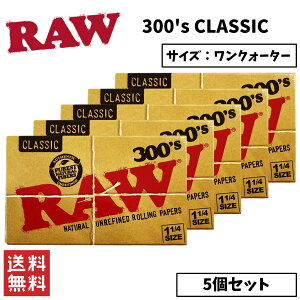 RAW CLASSIC 300's E NVbN 1 1/4 NI[^[ y[p[ 5Zbg i 芪΂ y[p[