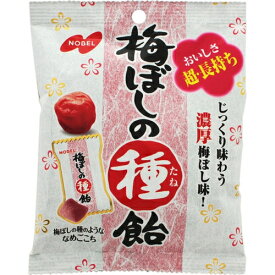 梅ぼしの種飴 30g×6袋 ＊ノーベル製菓 お菓子 キャンディ キャンデー あめ 飴