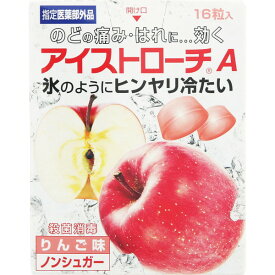 アイストローチA りんご味 16粒 ＊医薬部外品 日本臓器製薬 風邪対策 口腔ケア