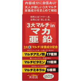 3大マルチ in マカ・亜鉛 100粒 ＊美意識 サプリメント