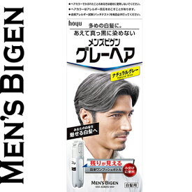 メンズビゲン グレーヘア ナチュラルグレー 40g+40g ＊医薬部外品 ホーユー Bigen ヘアカラー 白髪染め 白髪隠し