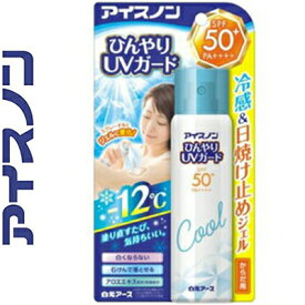 アイスノン ひんやりUVガード SPF50+/PA++++ 60g ＊白元アース アイスノン 日焼け止め UVケア 紫外線対策 サンプロテクト サンカット