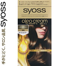 サイオス オレオクリームヘアカラー 3-M オリーブマット 50g+50g ＊医薬部外品 シュワルツコフ ヘンケル SYOSS ヘアカラー 白髪染め 白髪隠し