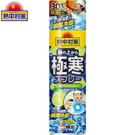 熱中対策 服の上から極寒スプレー シトラスミント 330mL ＊小林製薬 桐灰 冷却スプレー コールドスプレー 熱中症 暑さ対策