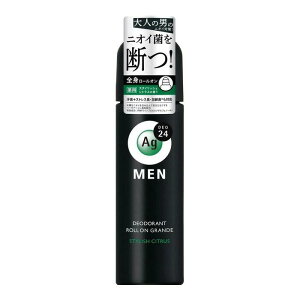 エージーデオ24メン メンズデオドラントロールオン グランデ スタイリッシュシトラス 120mL×36個セット *薬用 ファイントゥデイ/24時間、肌快適ケア/ニオイ菌を断つ/男の過剰な汗、皮脂Wケア/