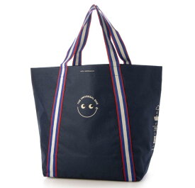 【イギリス限定】SALE中 アニヤハインドマーチ エコバッグ Navy トートAnya Hindmarch 数量限定 人気 話題 英国 トリコロールカラー 香港 TESCO テスコ 爆売れ 超人気商品