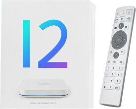 安博科技 Unblock Tech UBOX12 第12世代 Android UNBOX TVボックス TVBOX 安博12 4K HDR 音声リモコン 日本語対応 デュアルバンド Wi-Fi 有線LAN 国内在庫 即日発送 HDMIケーブル付