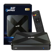 GetMax G12 スマートTVボックス 4GB+64GB 大容量 Android TV BOX 8K対応 高速WiFi 1000M有線LAN Bluetoot…