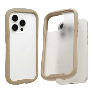 iFace Reflection Frost iPhone 15 Pro �P�[�X �t���X�g�N���A �����K���X (�t���X�g/�x�[�W��)�y�w�䂪�ڗ����ɂ��� ���ϖh�~ ����K���X ������ �܂�K���X �A�C�t�F�C�X �A�C�t�H��15�v�� iphone15pro �p
