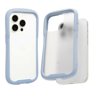 iFace Reflection Frost iPhone 15 Pro �P�[�X �t���X�g�N���A �����K���X (�t���X�g/�y�[���u���[)�y�w�䂪�ڗ����ɂ��� ���ϖh�~ ����K���X ������ �܂�K���X �A�C�t�F�C�X �A�C�t�H��15�v�� iphone15p