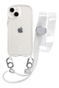 iFace Hang and iPhone 14 �P�[�X �N���A�P�[�X/�V�����_�[�X�g���b�v �Z�b�g (�N���A)�y�A�C�t�F�C�X �A�C�t�H��14 �p �J�o�[ �V�����_�[ �P�[�X �z