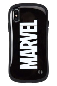 iFace First Class MARVEL iPhone XS/X �P�[�X [���S/�u���b�N]