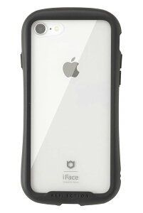 iFace Reflection iPhone SE(��3����/��2����)/8/7 �N���A�P�[�X �����K���X (�u���b�N)�y�A�C�t�H��se3 �A�C�t�H��se2 �A�C�t�H�[��8 �J�o�[ ���� �ϏՌ� �č�MIL�K�i�擾 �X�g���b�v�z�[���t���z
