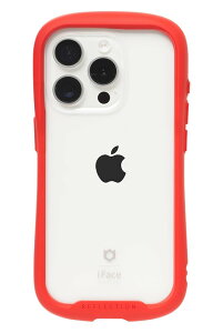 iFace Reflection iPhone 15 Pro �P�[�X �N���A �����K���X (���b�h)�y�A�C�t�F�C�X �A�C�t�H��15pro �p iphone15�v�� �p �J�o�[ �؍� �ϏՌ� ���� �X�g���b�v�z�[���z