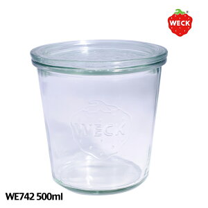 WECK �E�F�b�N ���[���h WE742 �L���j�X�^�[ 500ml L �K���X�ۑ��e��