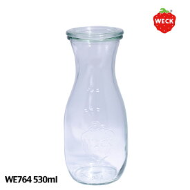 WECK ウェック ジュースジャー WE764 キャニスター 530ml S ガラス保存容器