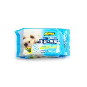 【コストコ】 ペットおしりふき JOYPET ペット用 ウェットティッシュ(手足・お尻用) 肉球ケア 厚手 90枚入