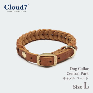 yCloud7 NEhZuzhbOJ[ Zgp[N L S[h LTCY Dog Collar Central Park Camel Gold pJ[  v U[ NEh7 COA
