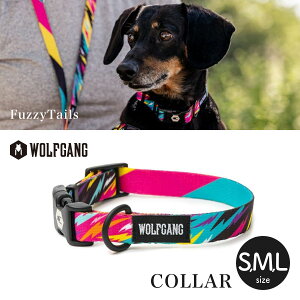 犬 首輪 ウルフギャング FuzzyTails Collar Collar(S M L size 首周り:20〜66cm)WOLFGANG MAN & BEAST アメリカンメイド ネコポス対応 サイズ交換可能