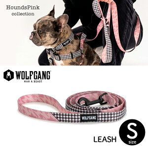 犬 リード ウルフギャング WOLFGANG HoundsPink LEASH(S size 全長:122cm)WOLFGANG MAN & BEAST アメリカンメイド ネコポス対応 サイズ交換可能