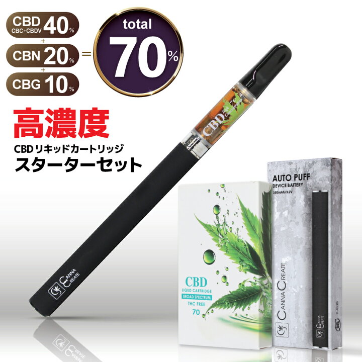 楽天市場】CBD リキッド 70% カートリッジ 1ml リキッド単品 or 