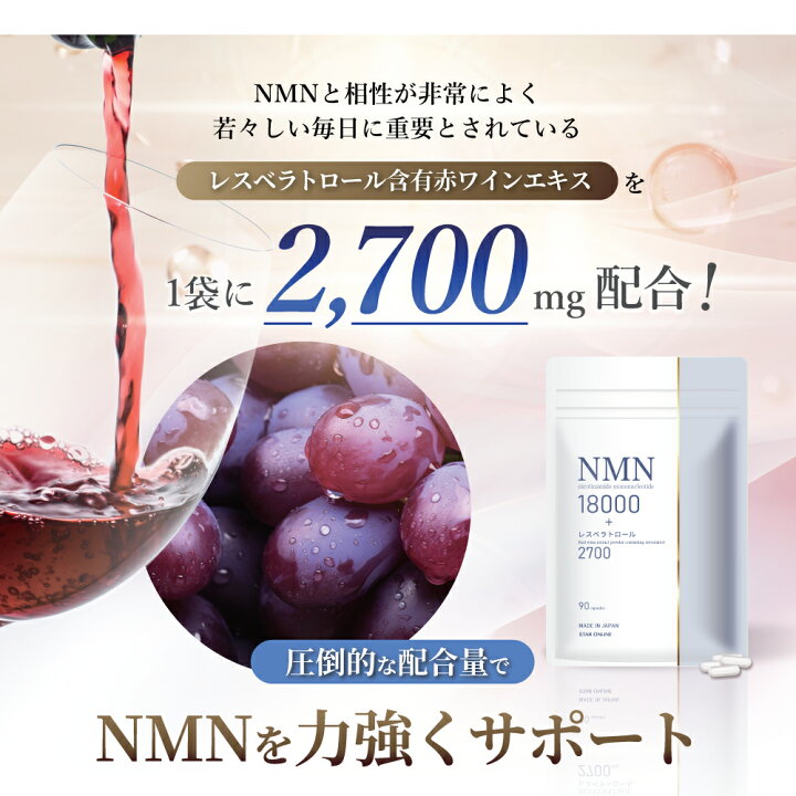 楽天市場】【美容皮膚科医 監修 / 楽天1位】NMN サプリ 18000mg 日本製 