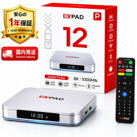 Android12 Wi-Fi6 Bluetooth5.2 4GB RAM 64GB ROM Type-C対応 1000Mbps有線LAN 1年保証 国内発送　テレビボックス 12P