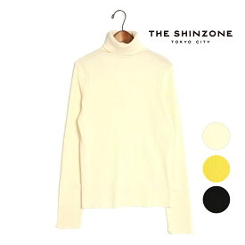 レディース/THE SHINZONE/ザ シンゾーン/ハイネックリブロングTシャツ/品番：19SMSCU05【1点までメール便配送のみ】