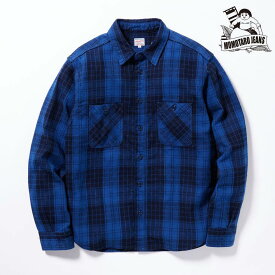 ☆メンズ/MOMOTARO JEANS/桃太郎ジーンズ/ORIGINAL INDIGO TWILL CHECK SHIRT/オリジナルツイルチェックシャツ/品番:MXLS1001【SALE】【20%OFF】【クーポン対象外】