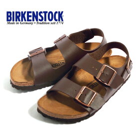 *◆レディース メンズ BIRKENSTOCK ビルケンシュトック Milano ミラノ 品番：034701 034703 ダークブラウン