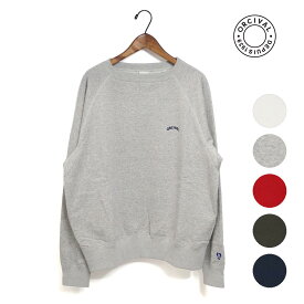 メンズ ORCIVAL オーシバル オーチバル Light French Terry Boat Neck Sweat ライト フレンチテリー ボートネック スウェット 品番：OR-C0430MAZ
