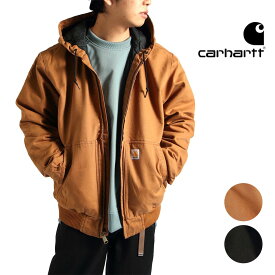 【父の日ギフト】メンズ/CARHARTT/カーハート/Washed Duck Insulated Active Jacket /ウォッシュドダック インサレート アクティブジャケット/ダック地/3M製シンサレート/品番：104050