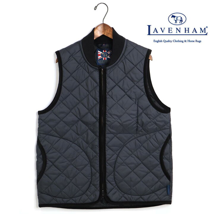 楽天市場】☆メンズ LAVENHAM ラベンハム ZIP BOMBER GILET MENS 