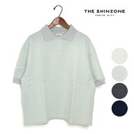☆【SALE】レディース THE SHINZONE ザシンゾーン WIDE POLO SHIRT ワイド ポロシャツ 品番:25MMSCU09【3…